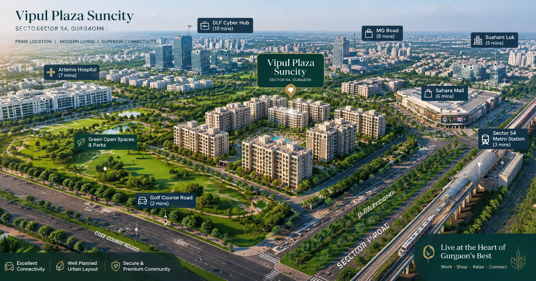 Vipul Plaza Suncity Sector 54 Gurgaon: Điểm Đến Đẳng Cấp Tại Gurgaon - image 3 Vipul Plaza Suncity Sector 54 Gurgaon: Điểm Đến Đẳng Cấp Tại Gurgaon - image 3