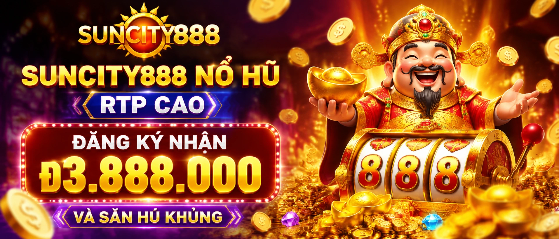 Giao diện danh mục Nổ Hũ trên suncity888.com.vc